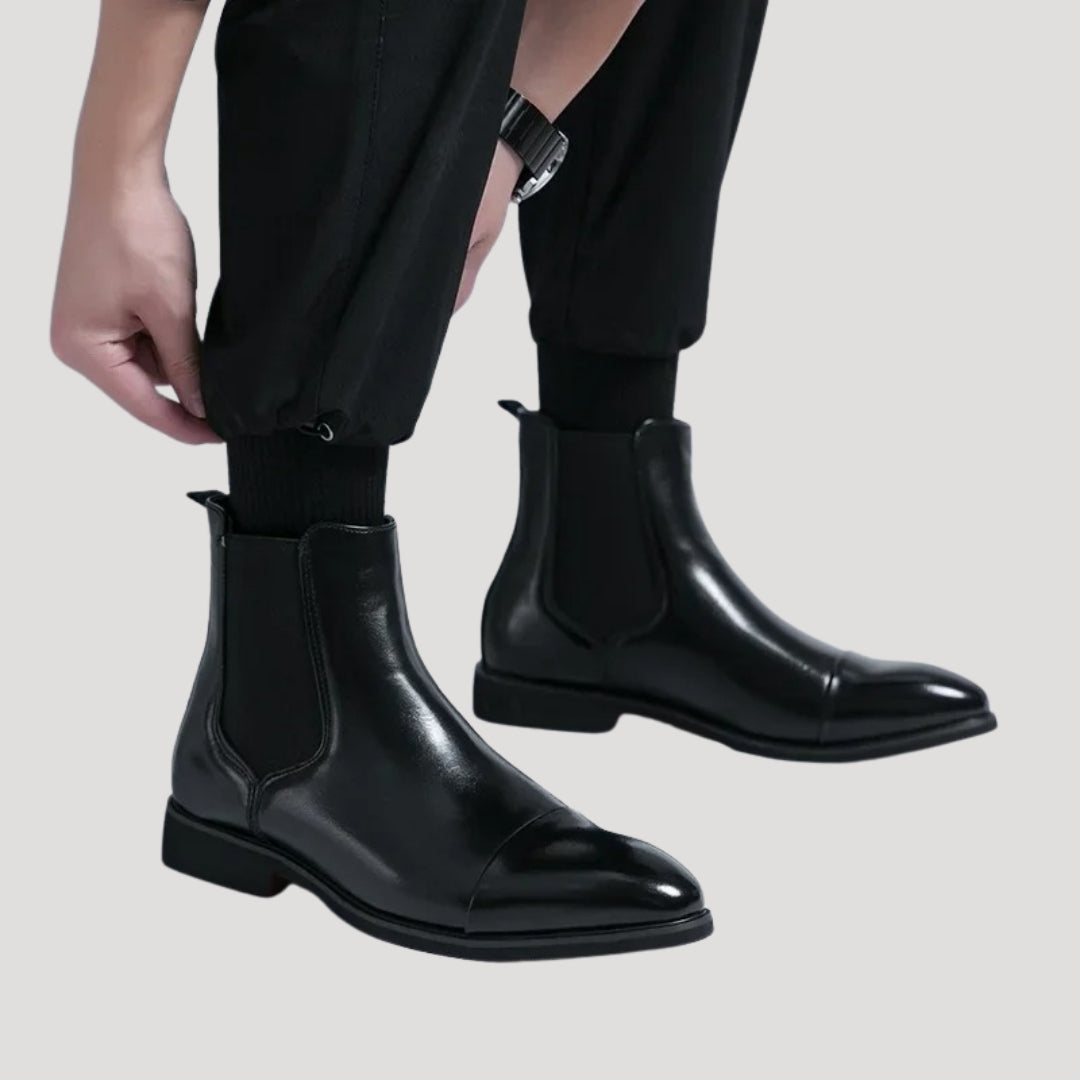 Chelsea Boots – Leather Finish – Smart Casual Slip-On 5