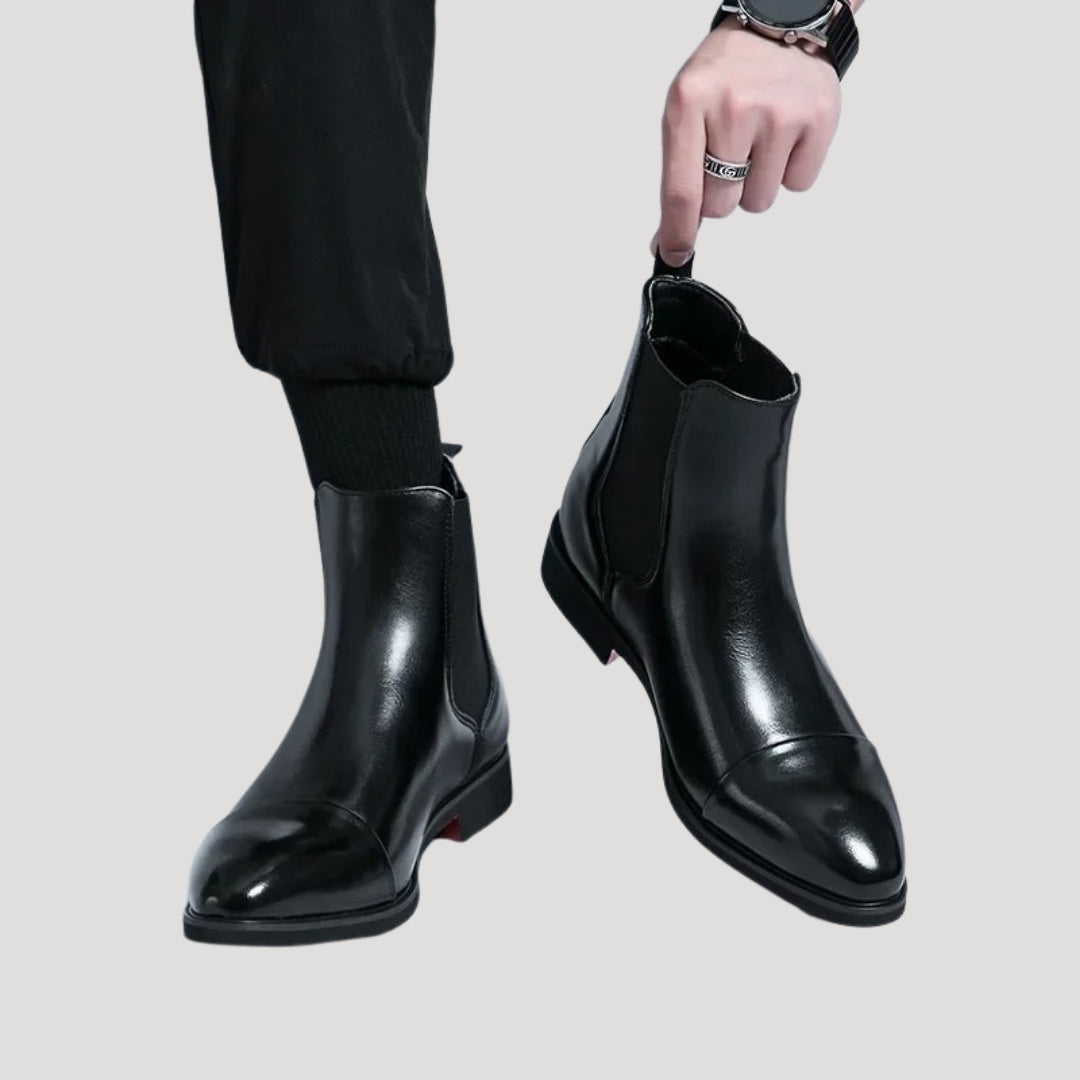 Chelsea Boots – Leather Finish – Smart Casual Slip-On 6