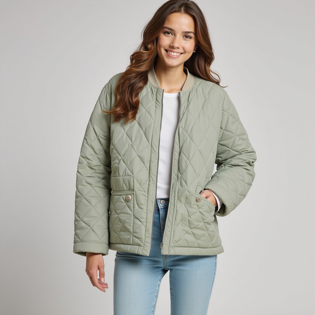 Lightweight Jacket – Quilted Design – Casual Everyday Style 2
