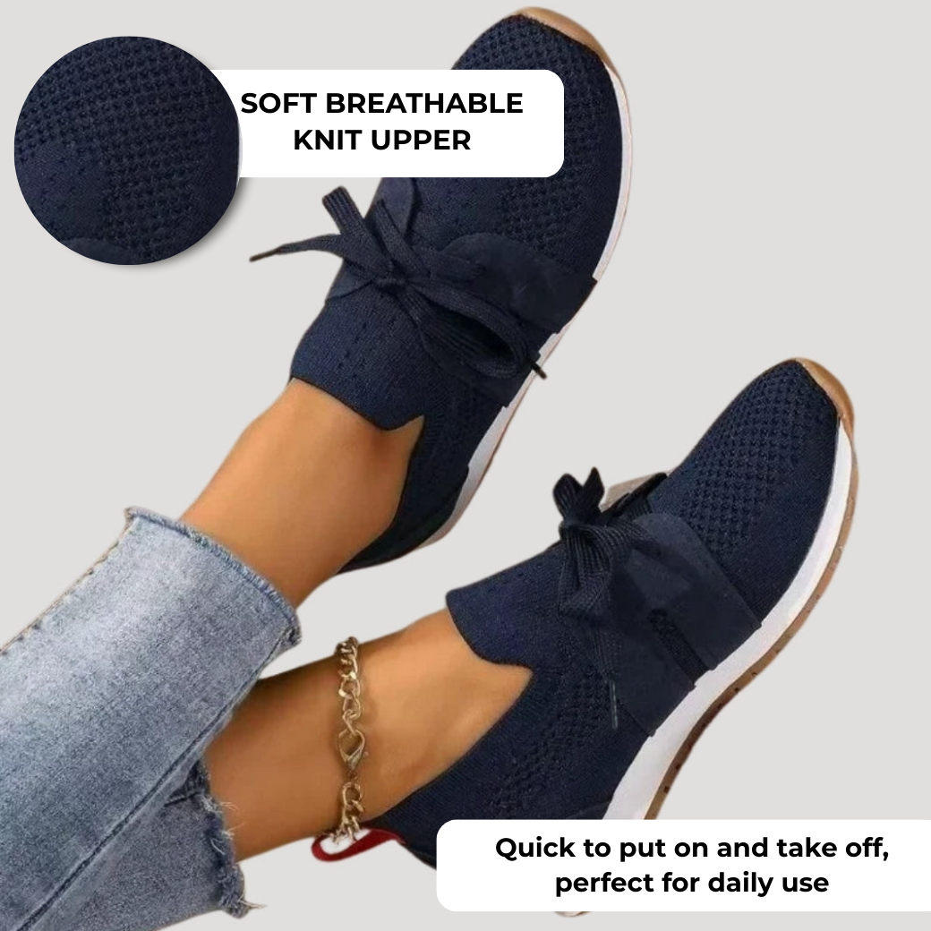 SF Chic – Knit Mesh Slip-On Sneakers