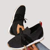 Slip-on-Sneaker-Strick-Mesh & Bogendetail-Casual Chic 4